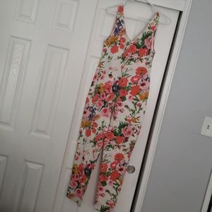 Floral Onesie Jumpsuit bodycon